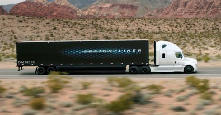 концепт Freightliner Inspiration Truck 