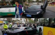 ДТП с участием  Lamborghini Aventador в Китае